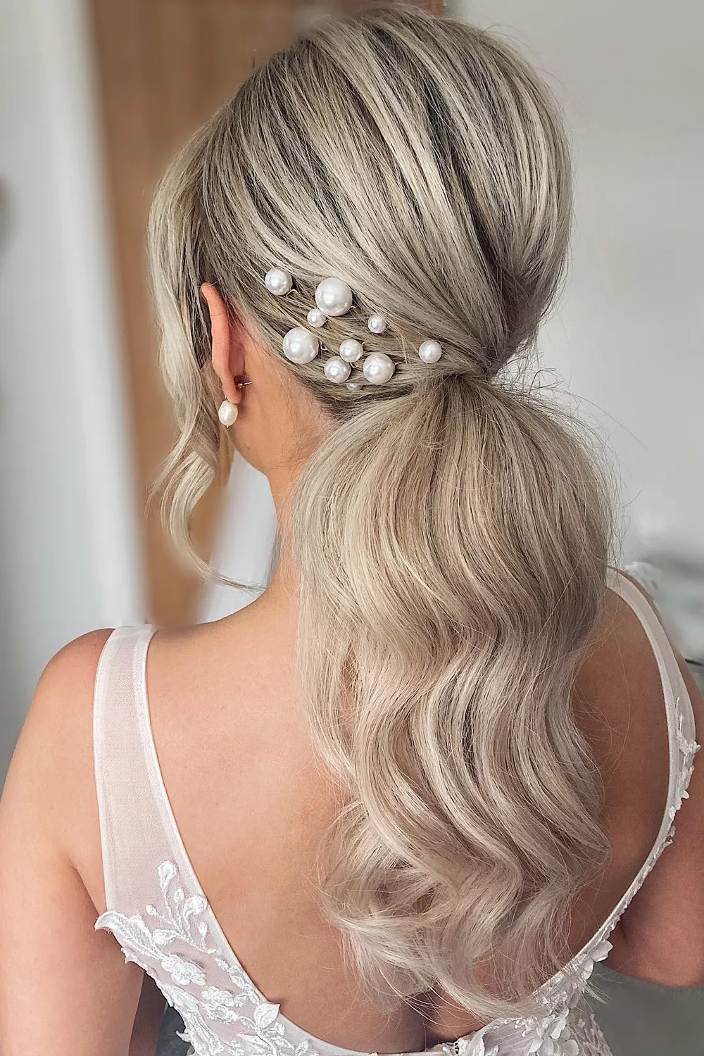 cabello con perlas