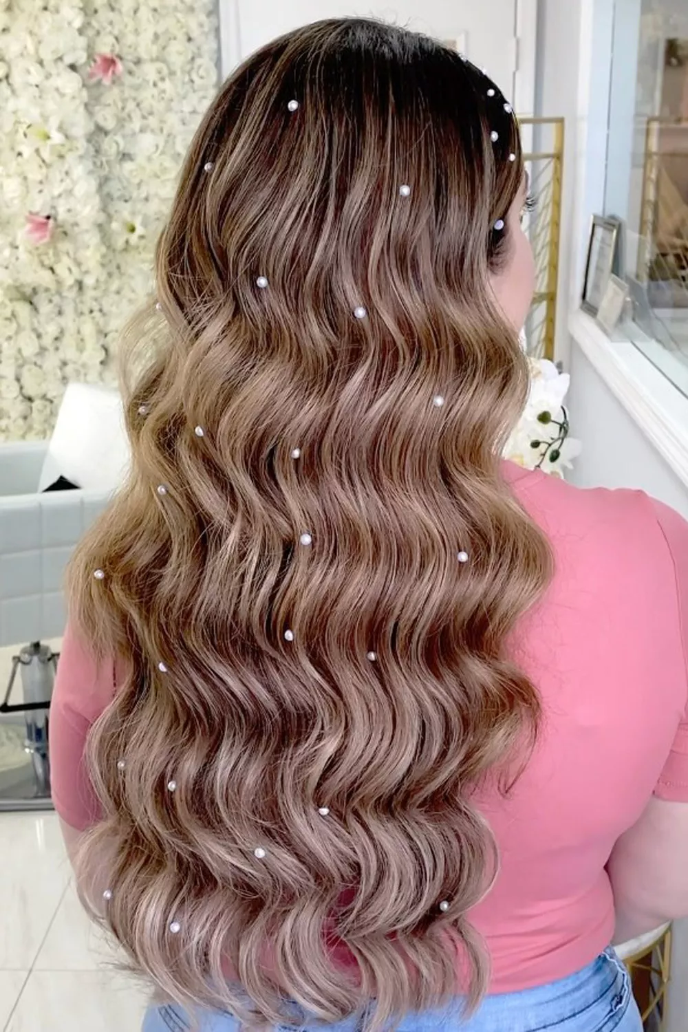 suelto perlas para el pelo