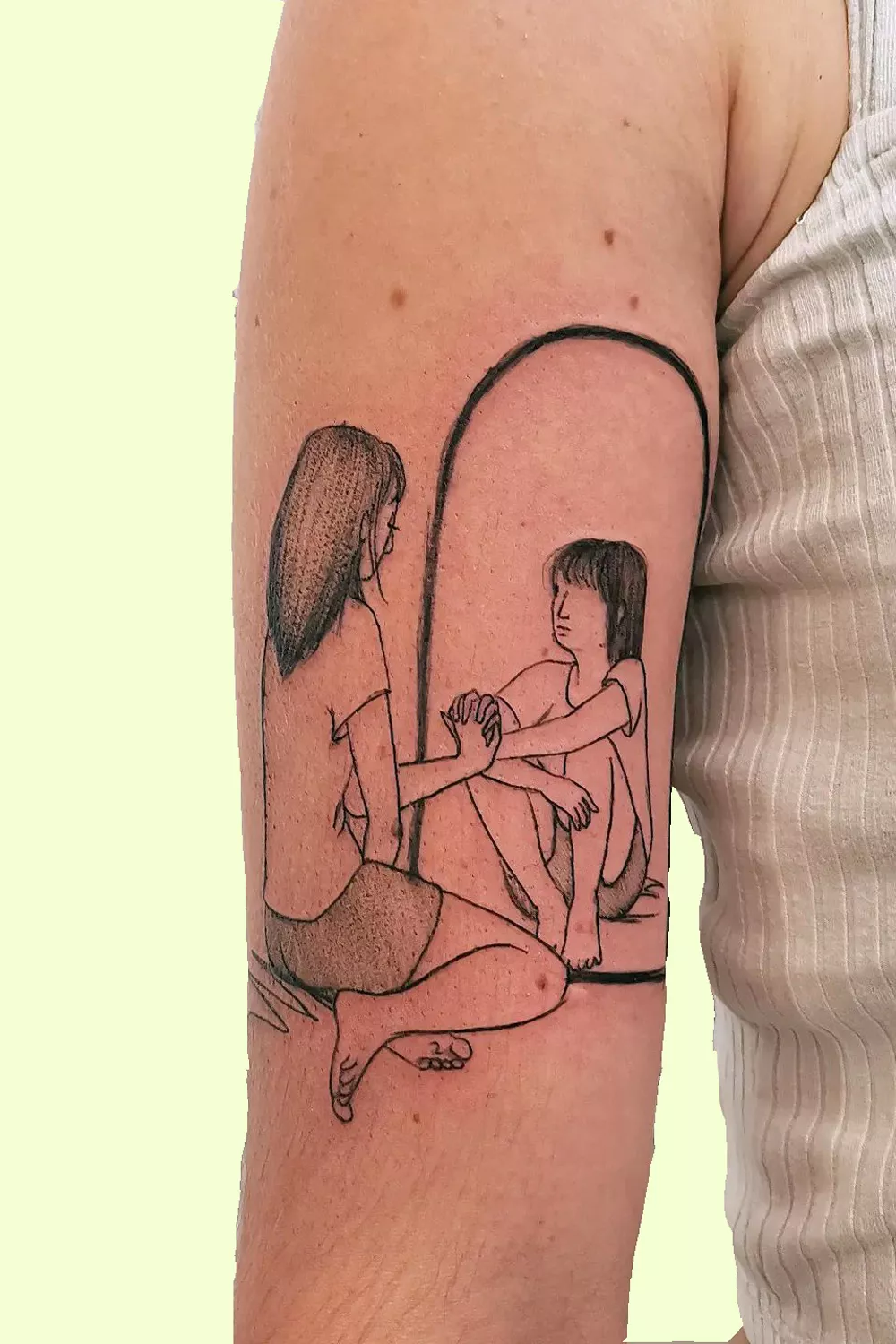 tatuaje fuerza y superacion