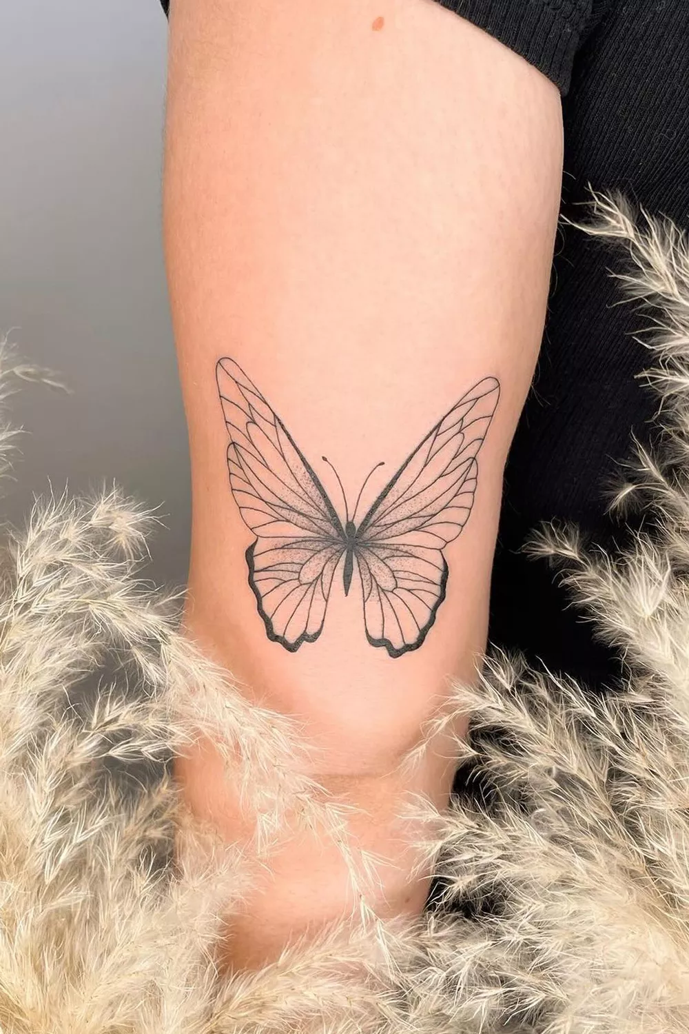 mariposa monarca tatuaje