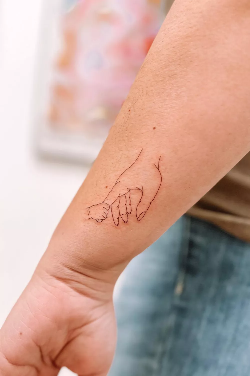 tatuajes de manos madre e hija