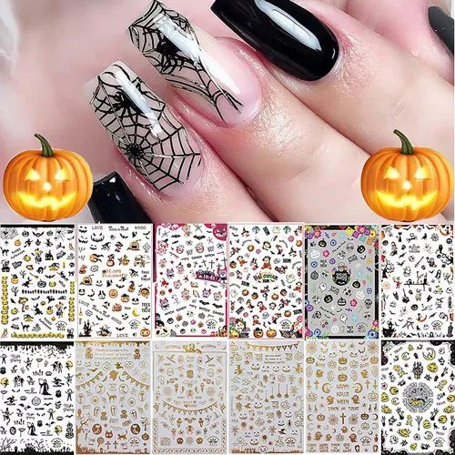 pegatinas manicura
