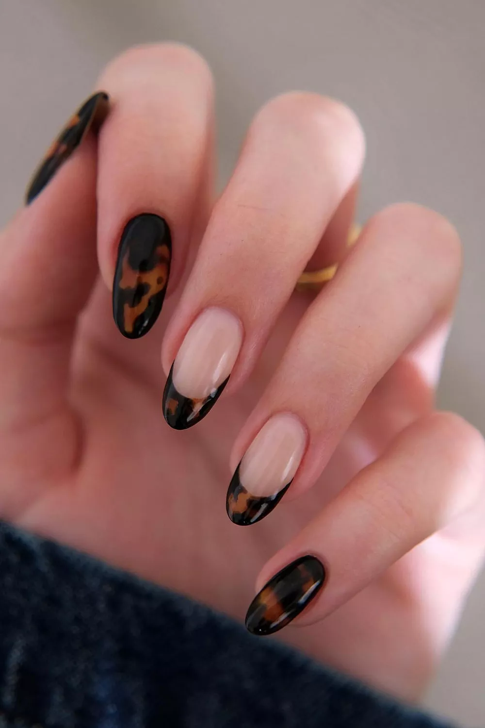 manicura efecto carey