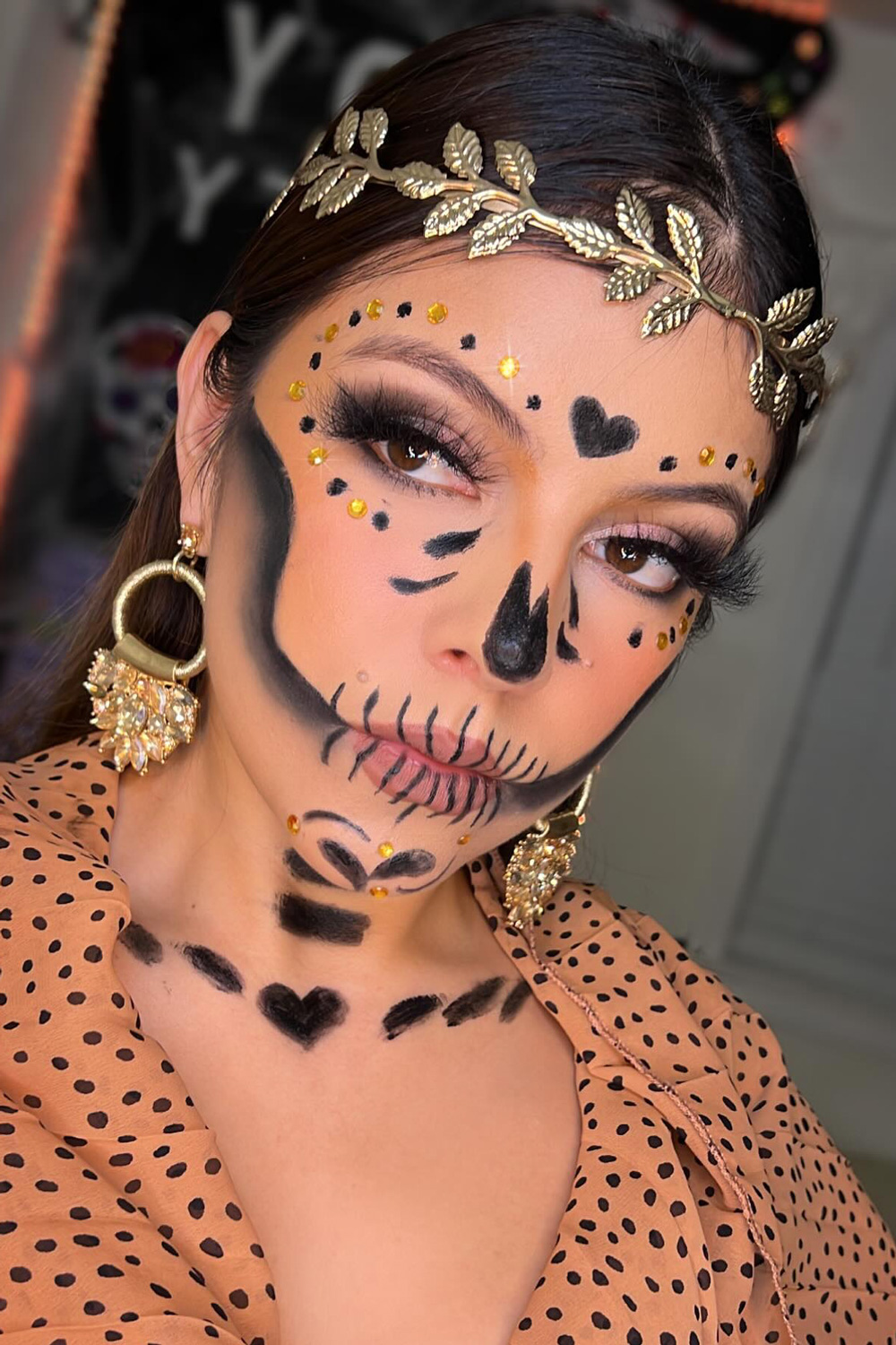 Maquillaje de Catrina Sencillo y Fácil: 25 Ideas en Imágenes