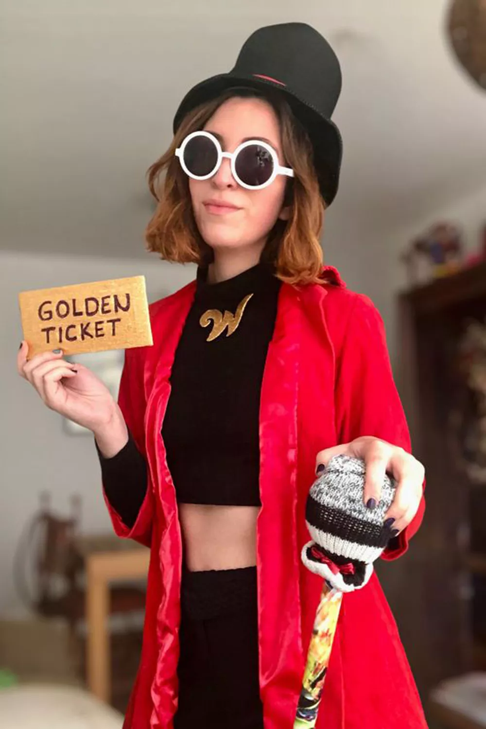 disfraz willy wonka