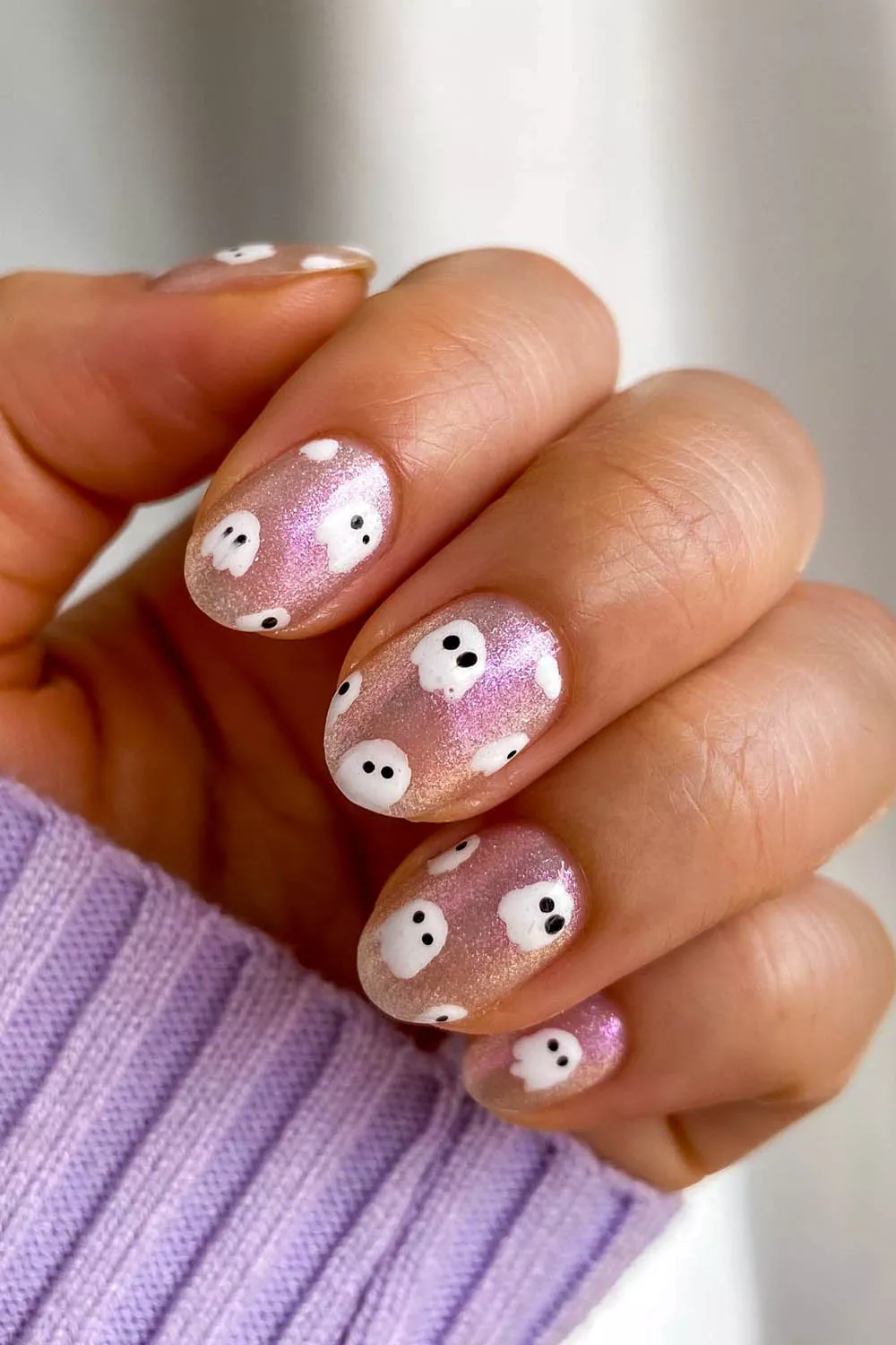 fotos u&ntilde;as halloween con fantasmitas
