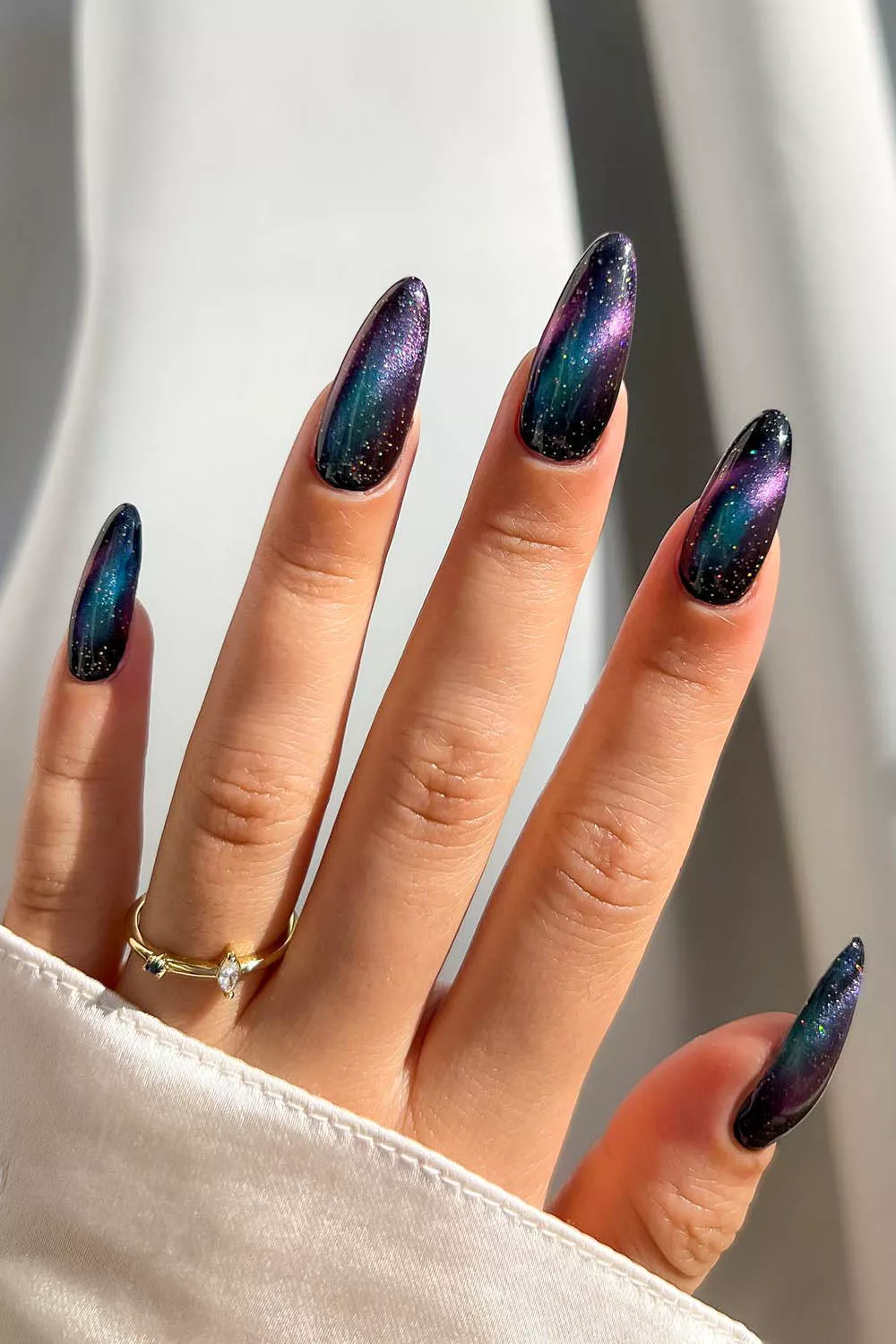 imagenes de u&ntilde;as halloween negras