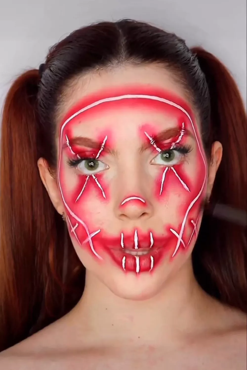 maquillaje la purga o purgue de mujer