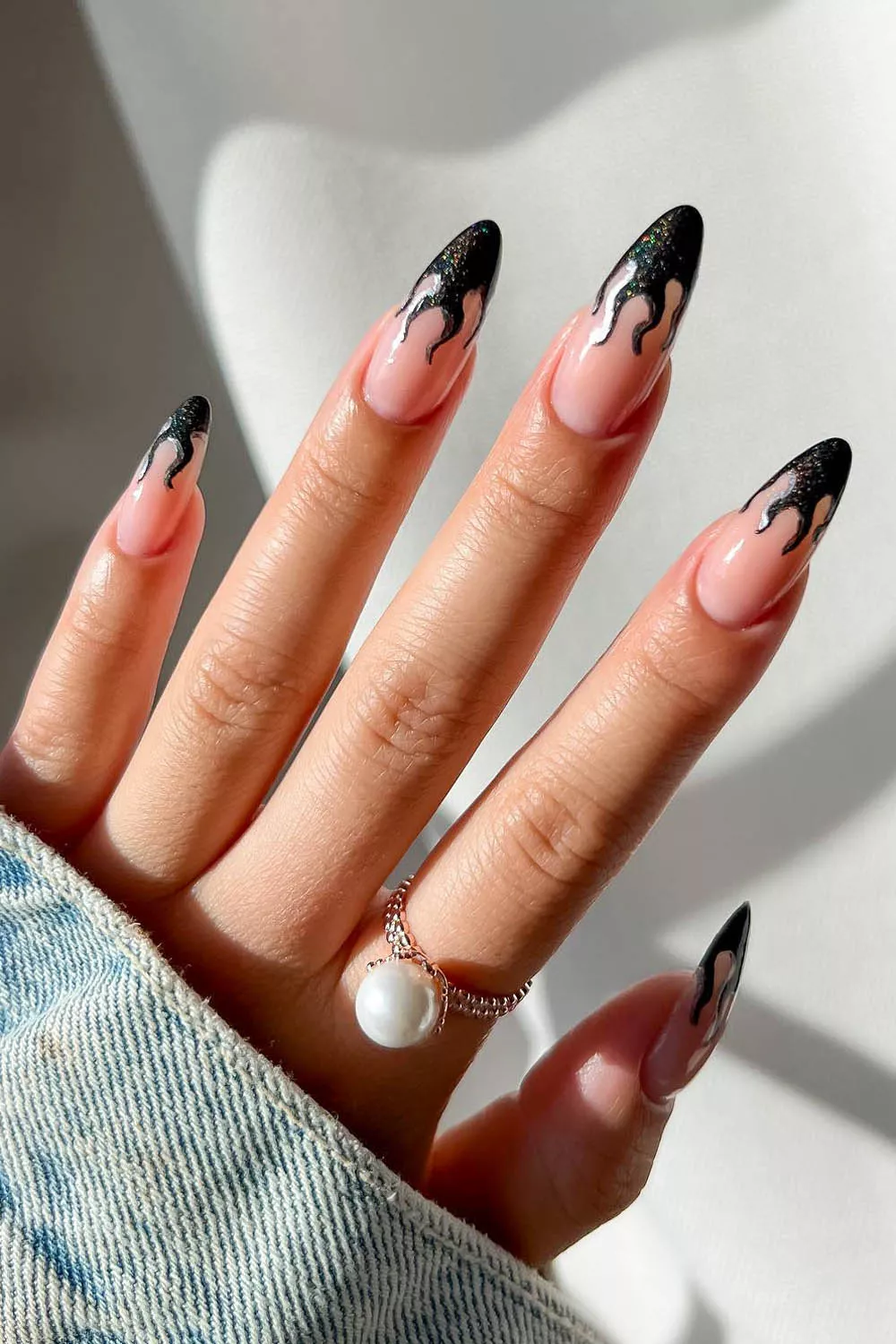 u&ntilde;as negras para disfraces de halloween