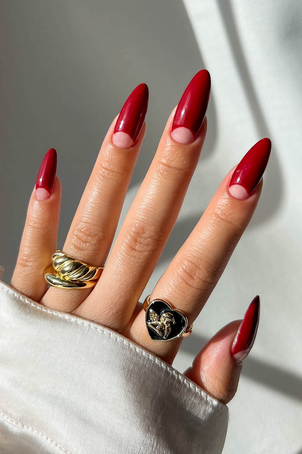 Purpurina para uñas en oro y perlas medias - Diseños de uñas