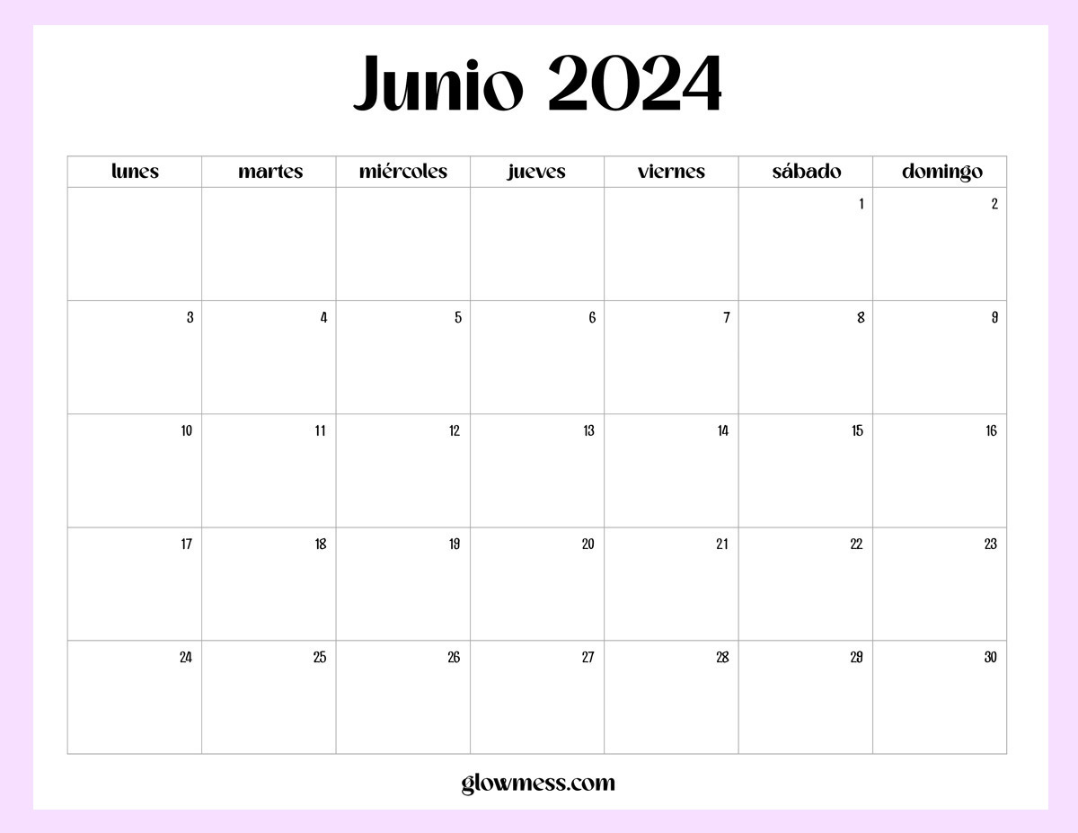 Las 10 mejores ideas e inspiración sobre calendario junio 2024