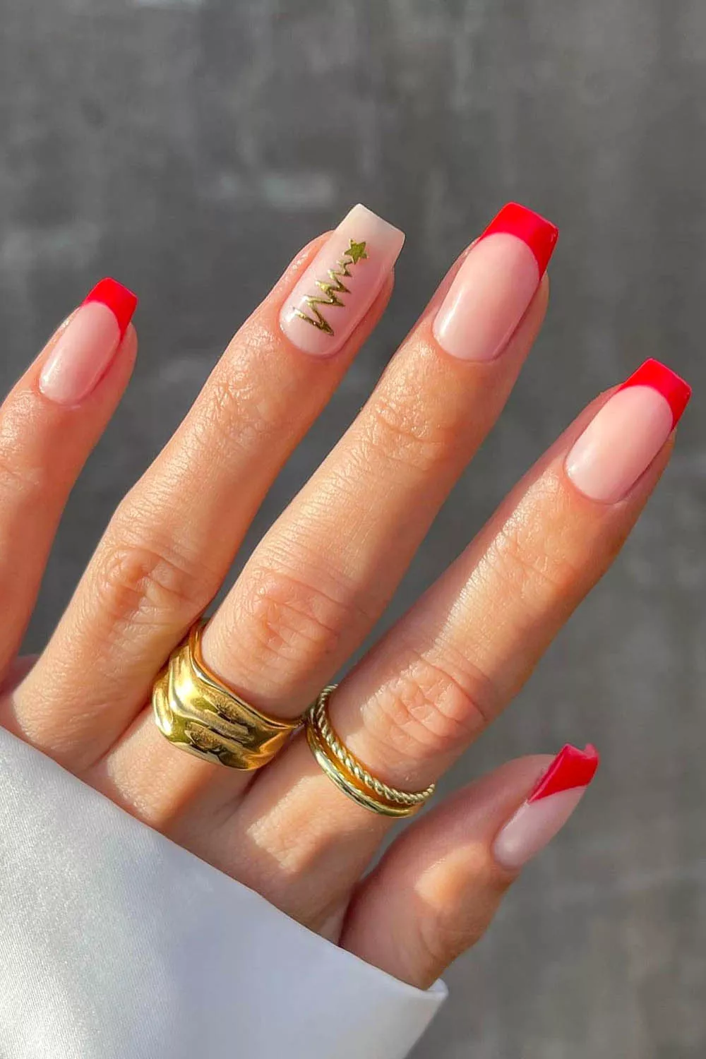 modelos de uñas para navidad