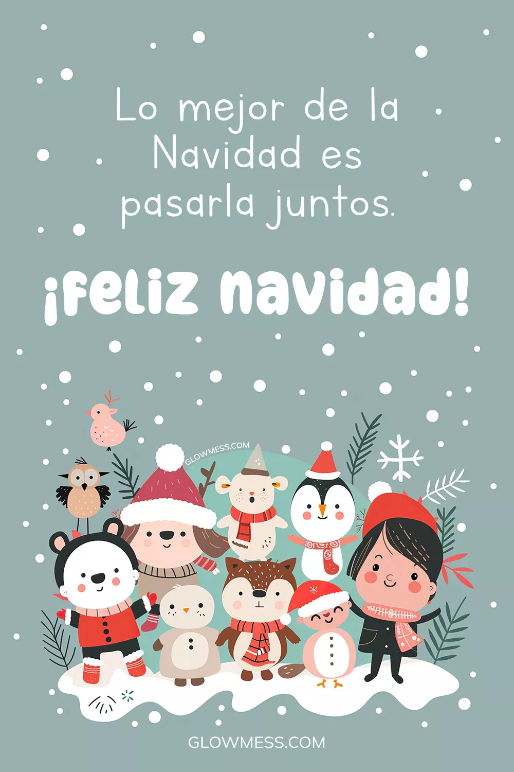 lo mejor de la navidad es pasarla juntos feliz navidad familia