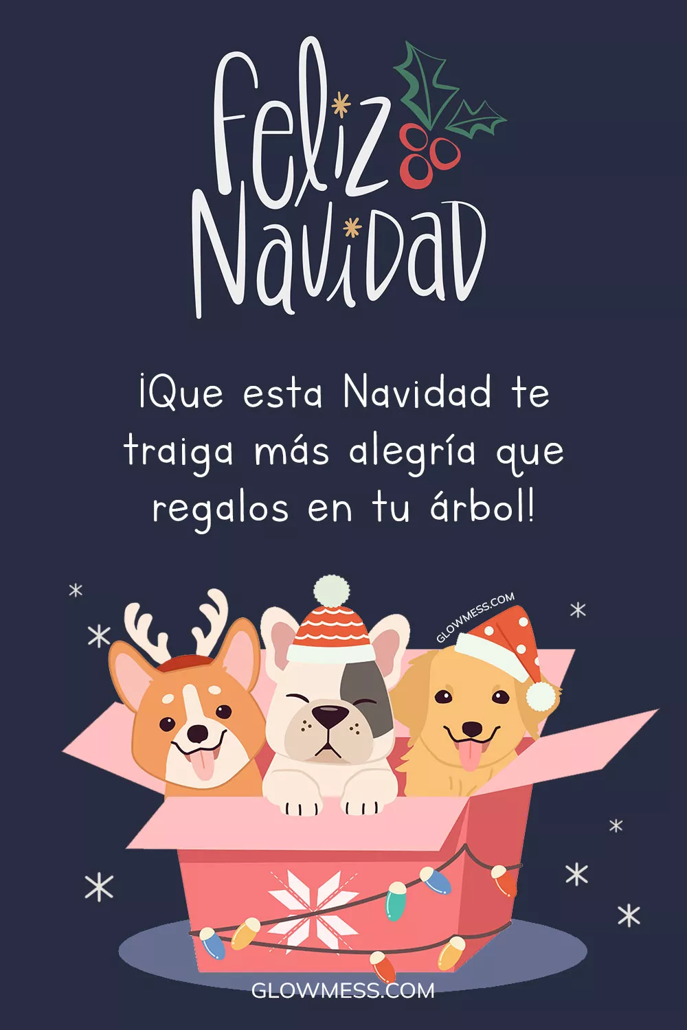 feliz navidad frases bonitas sobre regalos en el árbol