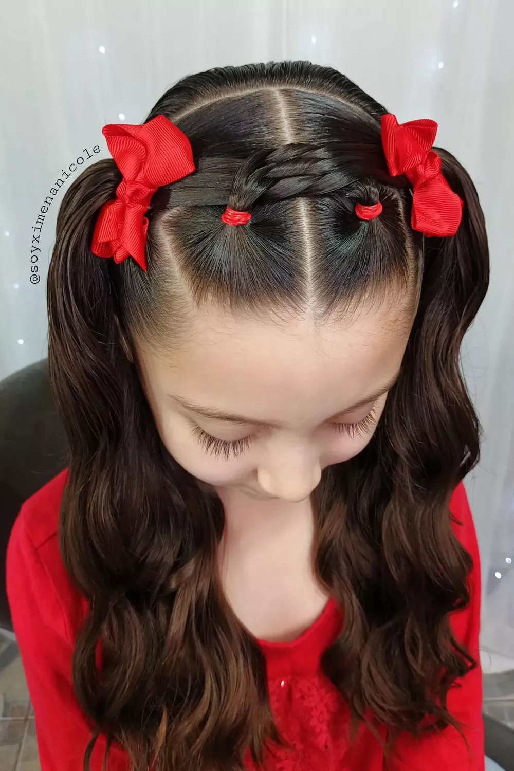 peinados navideños para niñas faciles