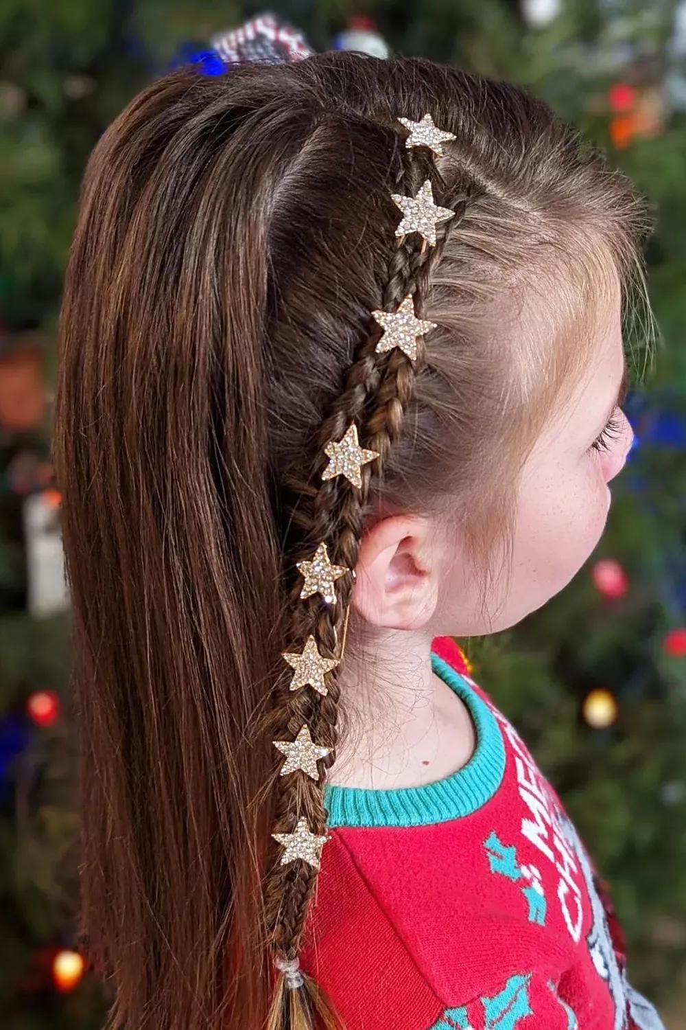 peinados para navidad niñas