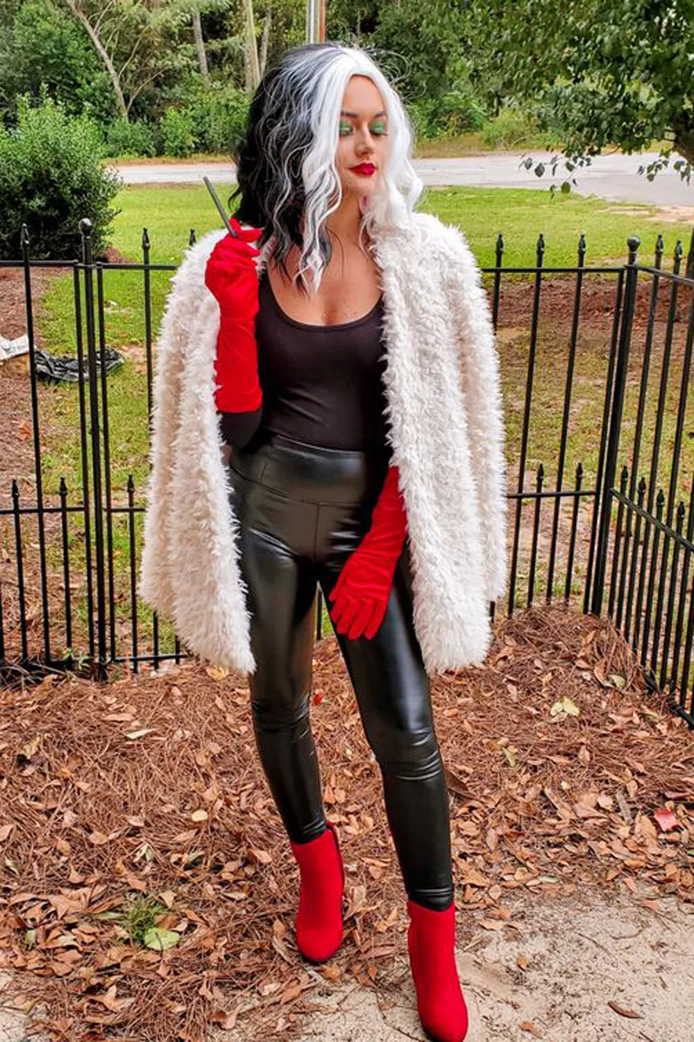 disfraces improvisados cruella de vil