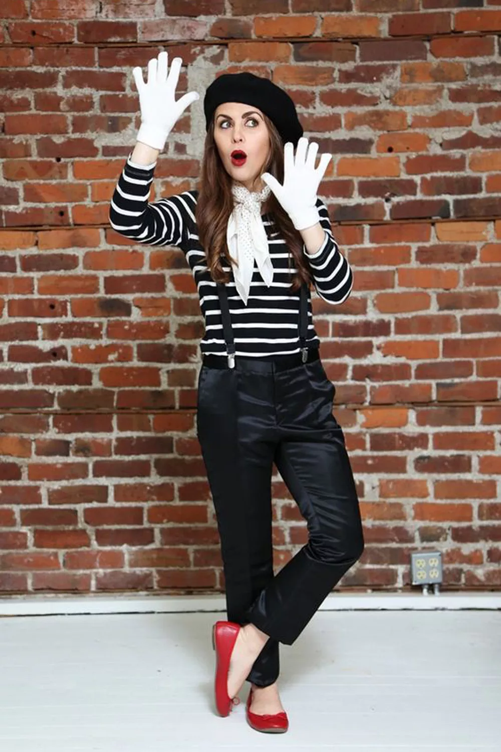 disfraz mimo casero mujer