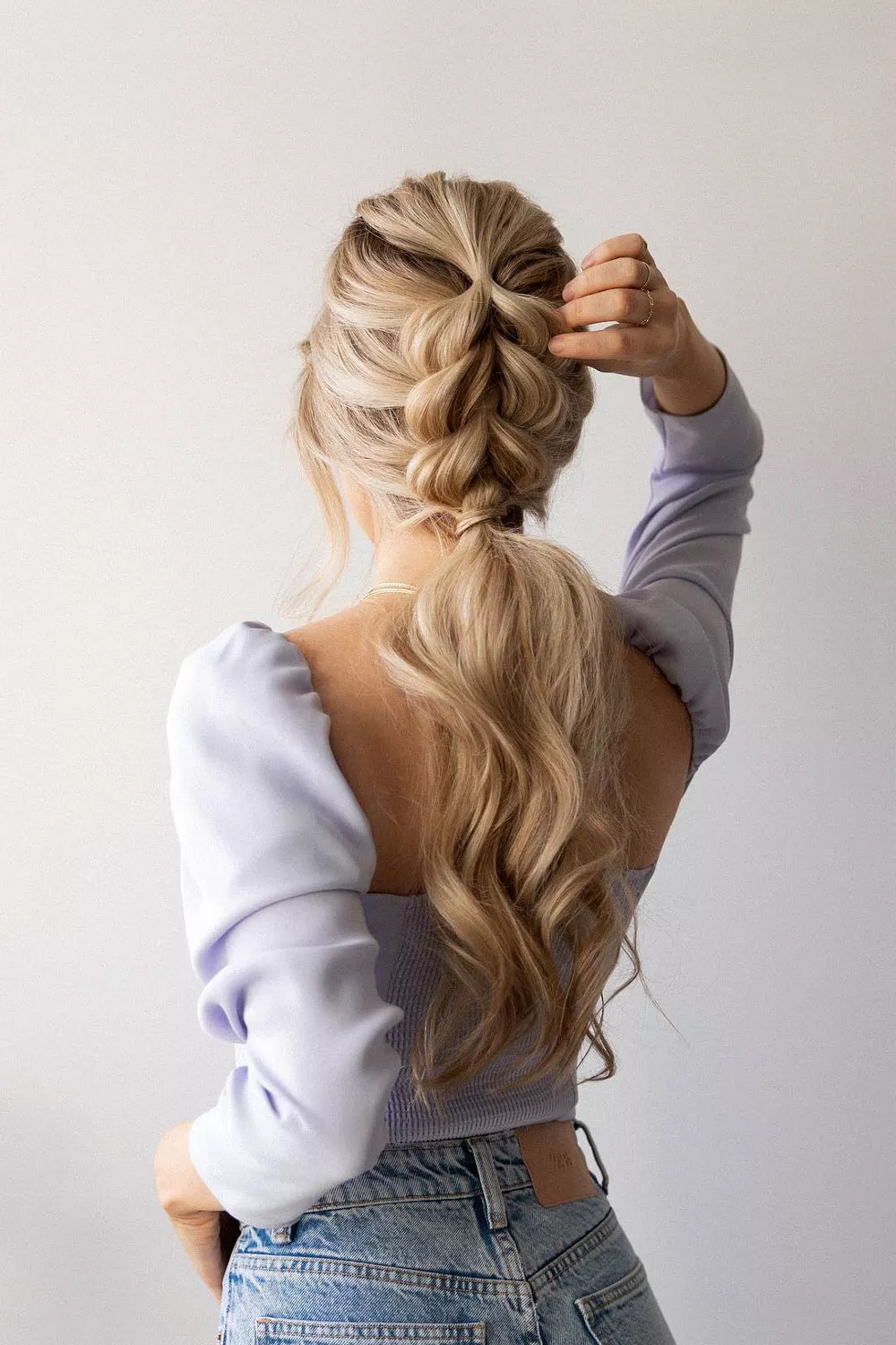 peinados para cabello largo recogido