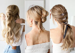 peinados faciles para cabello largo