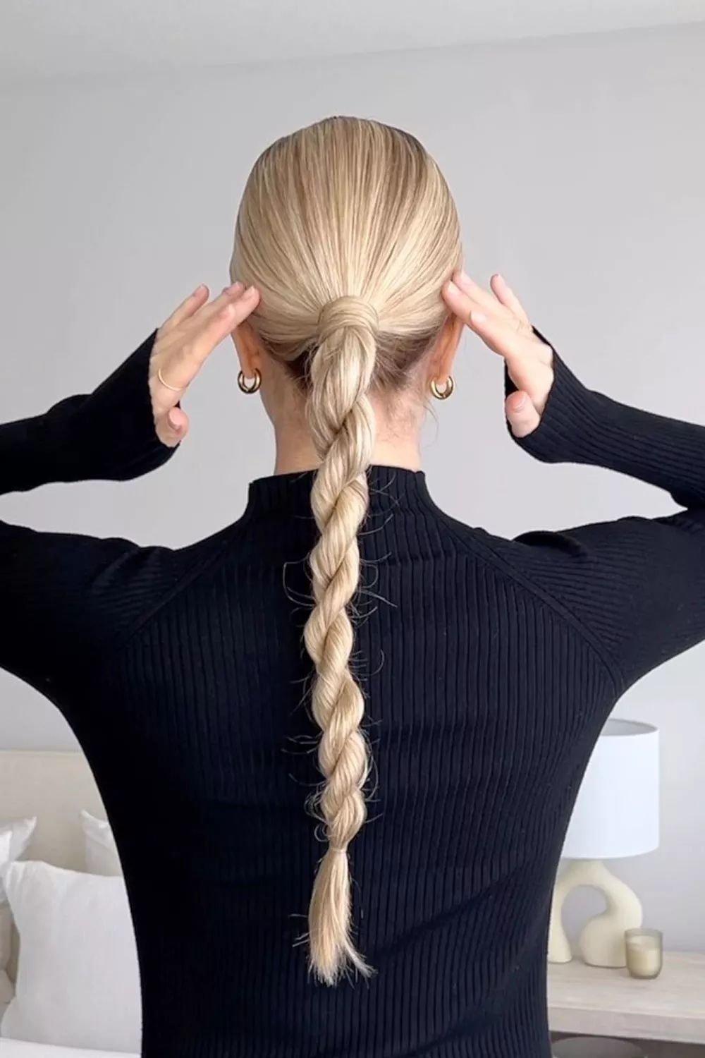 trenza cabello largo