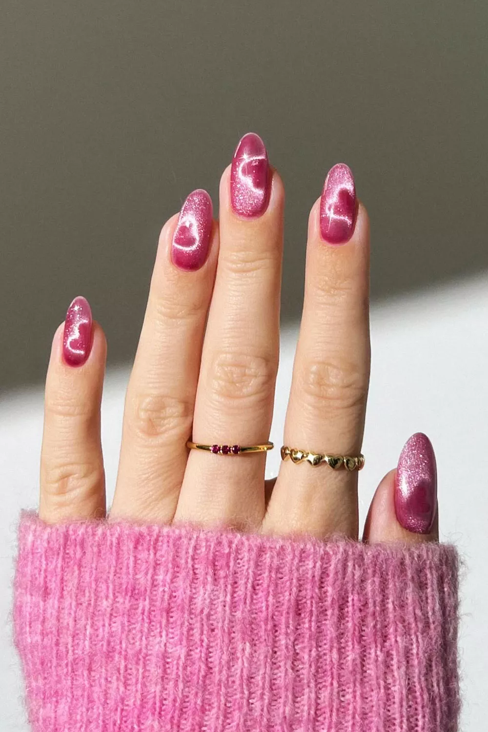 u&ntilde;as acrilicas 14 de febrero