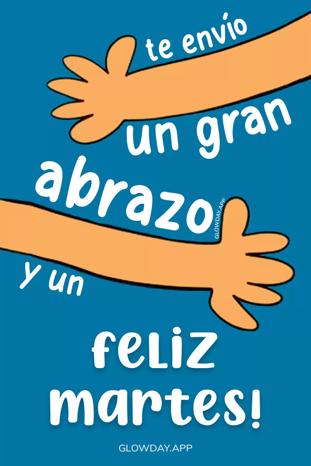 feliz martes tarjetas para enviar un abrazo de buenos dias