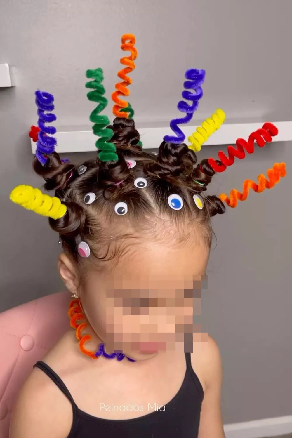 peinados con limpiapipas