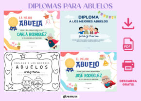diplomas para abuelos y abuelas