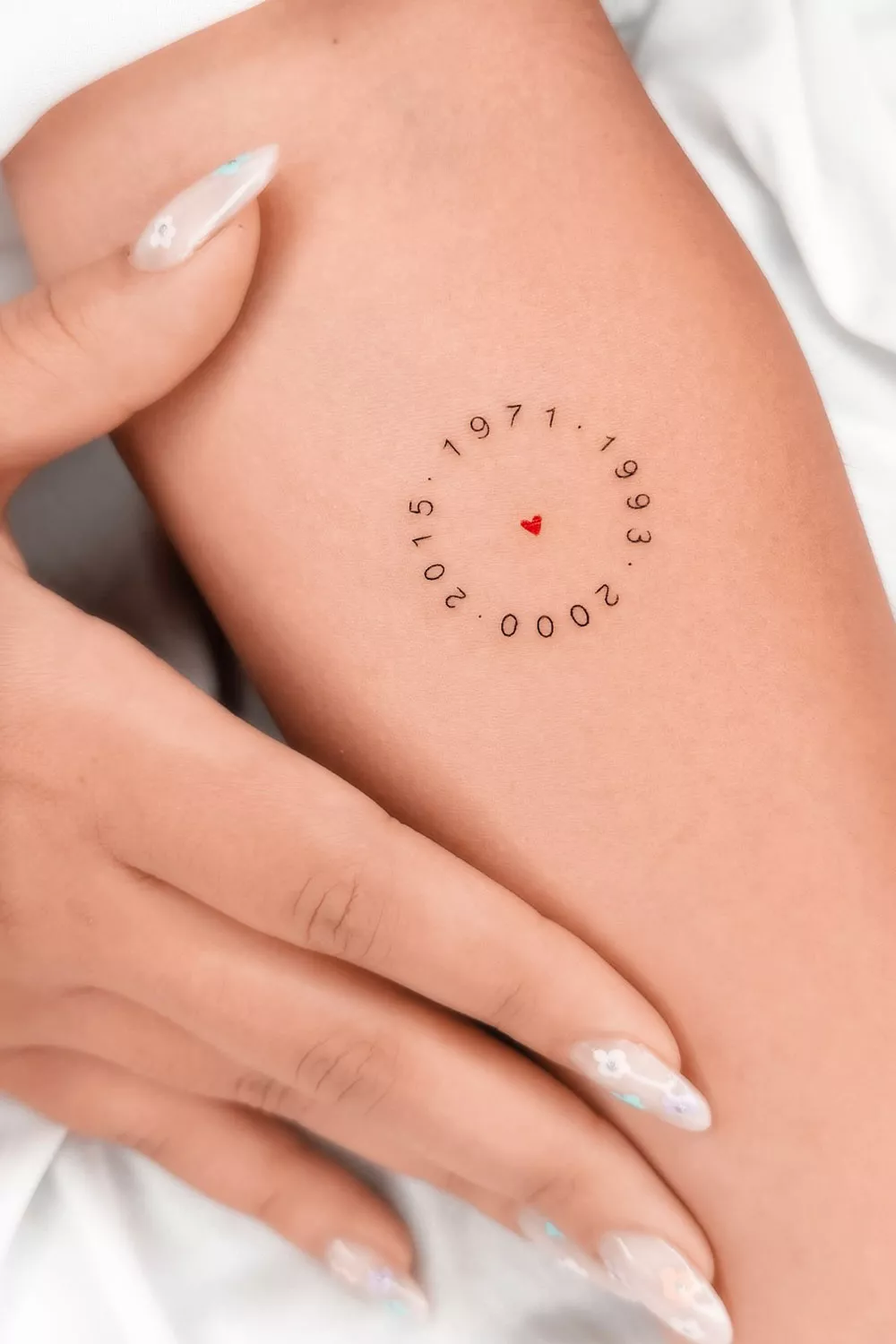 corazon rojo tatuaje