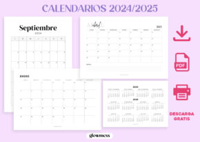 calendarios para imprimir 2024 2025