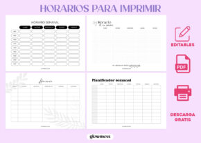 horarios para imprimir
