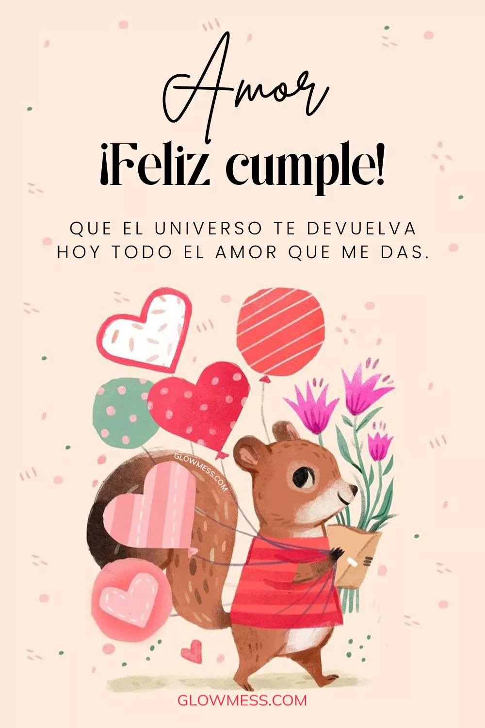 tarjetas para desear feliz cumple amor