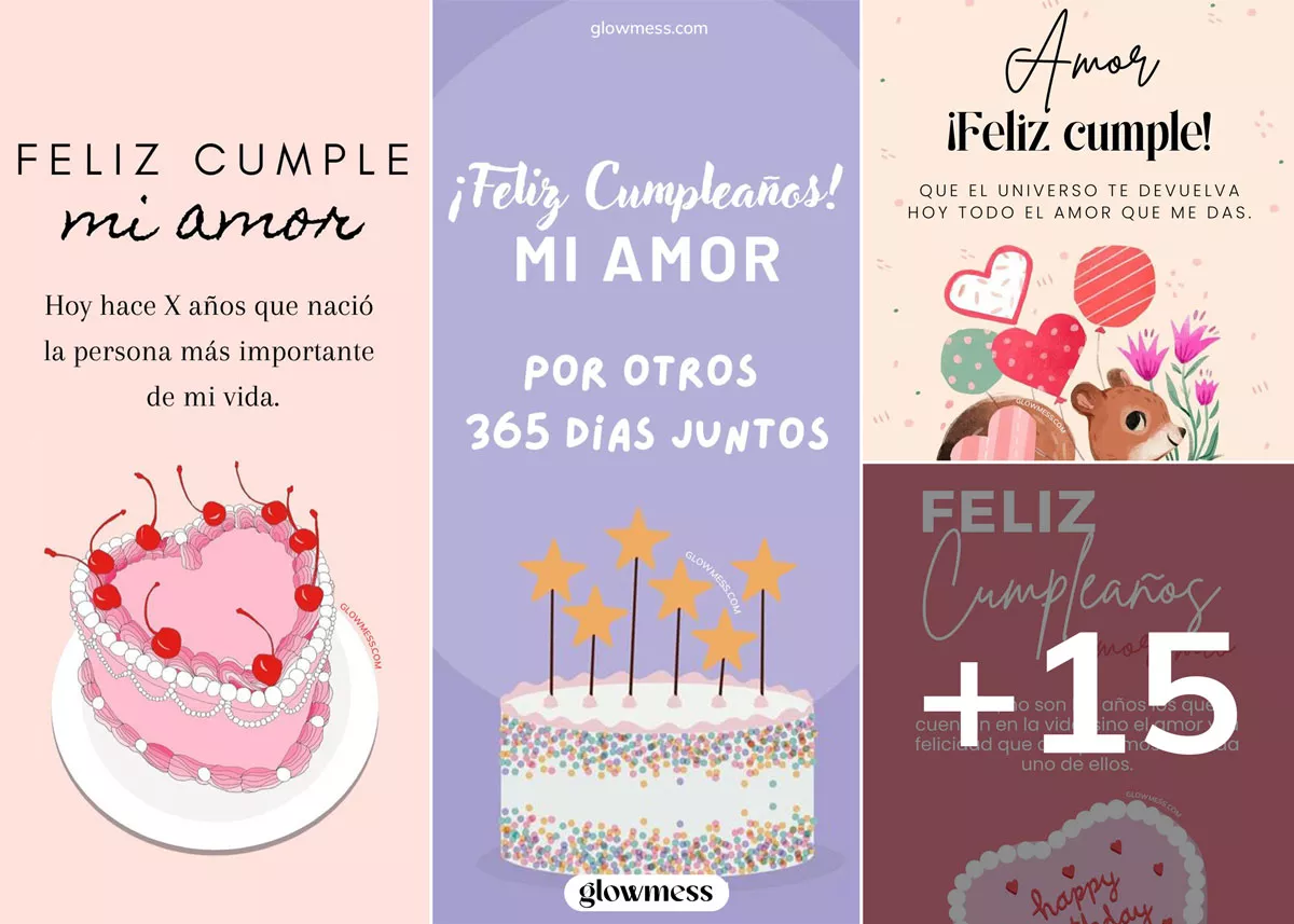 felicitaciones e imagenes de feliz cumpleaños amor