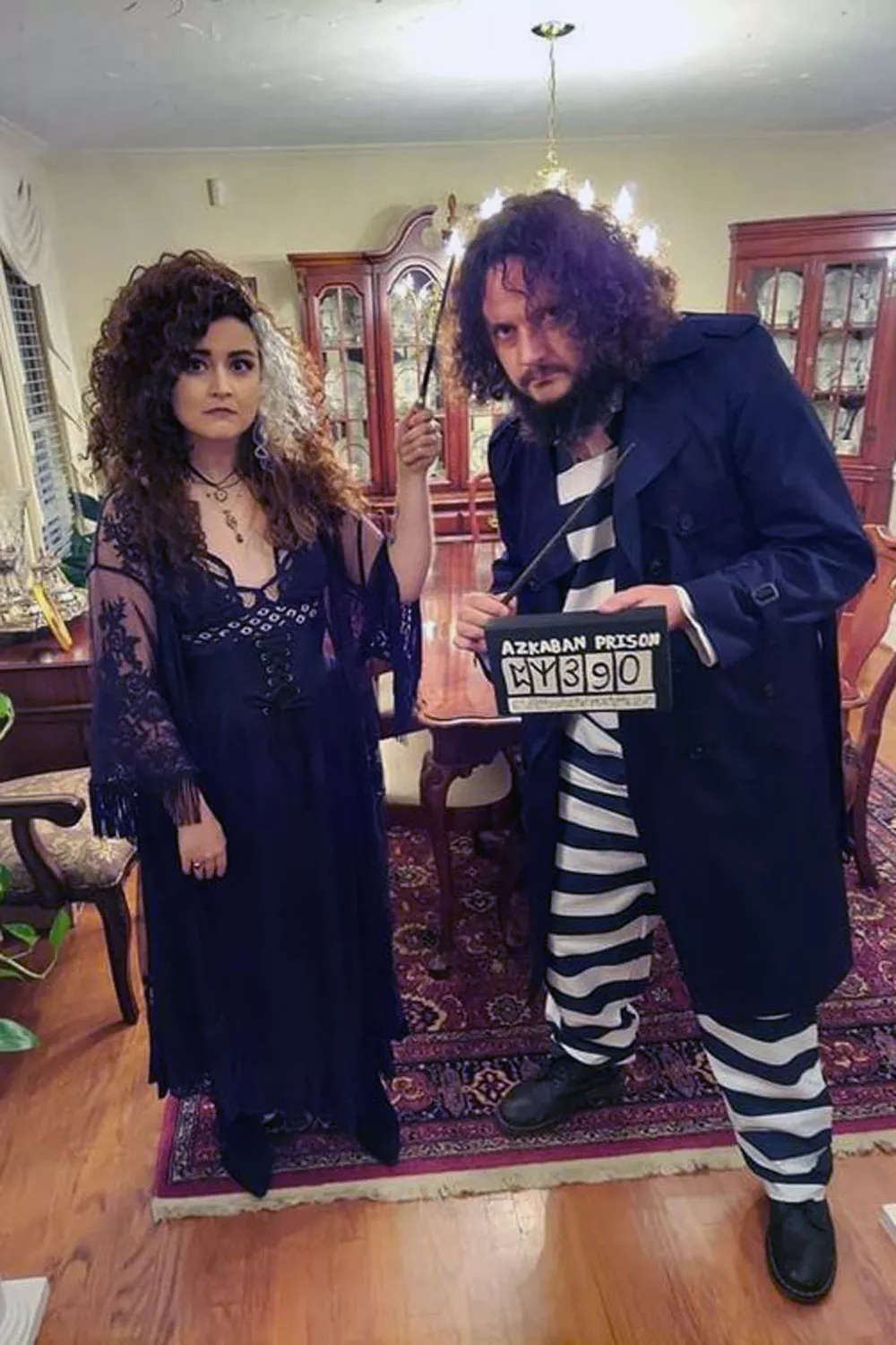 disfraz bellatrix lestrange y sirius black de harry potter