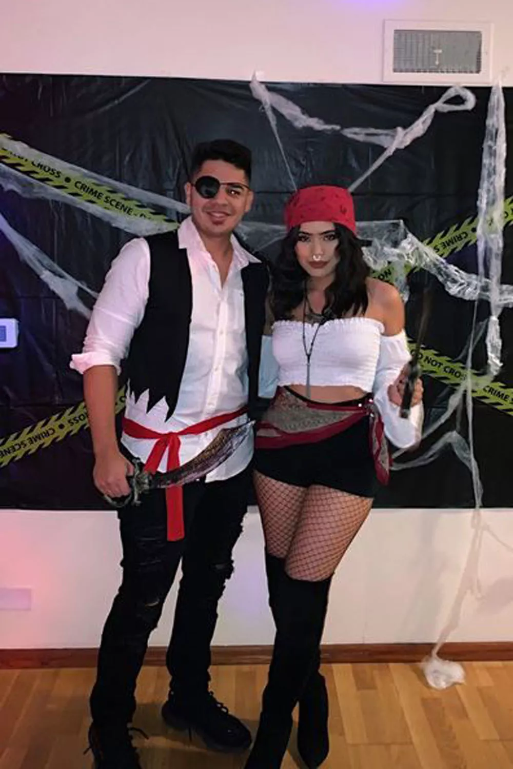 disfraz de piratas en pareja