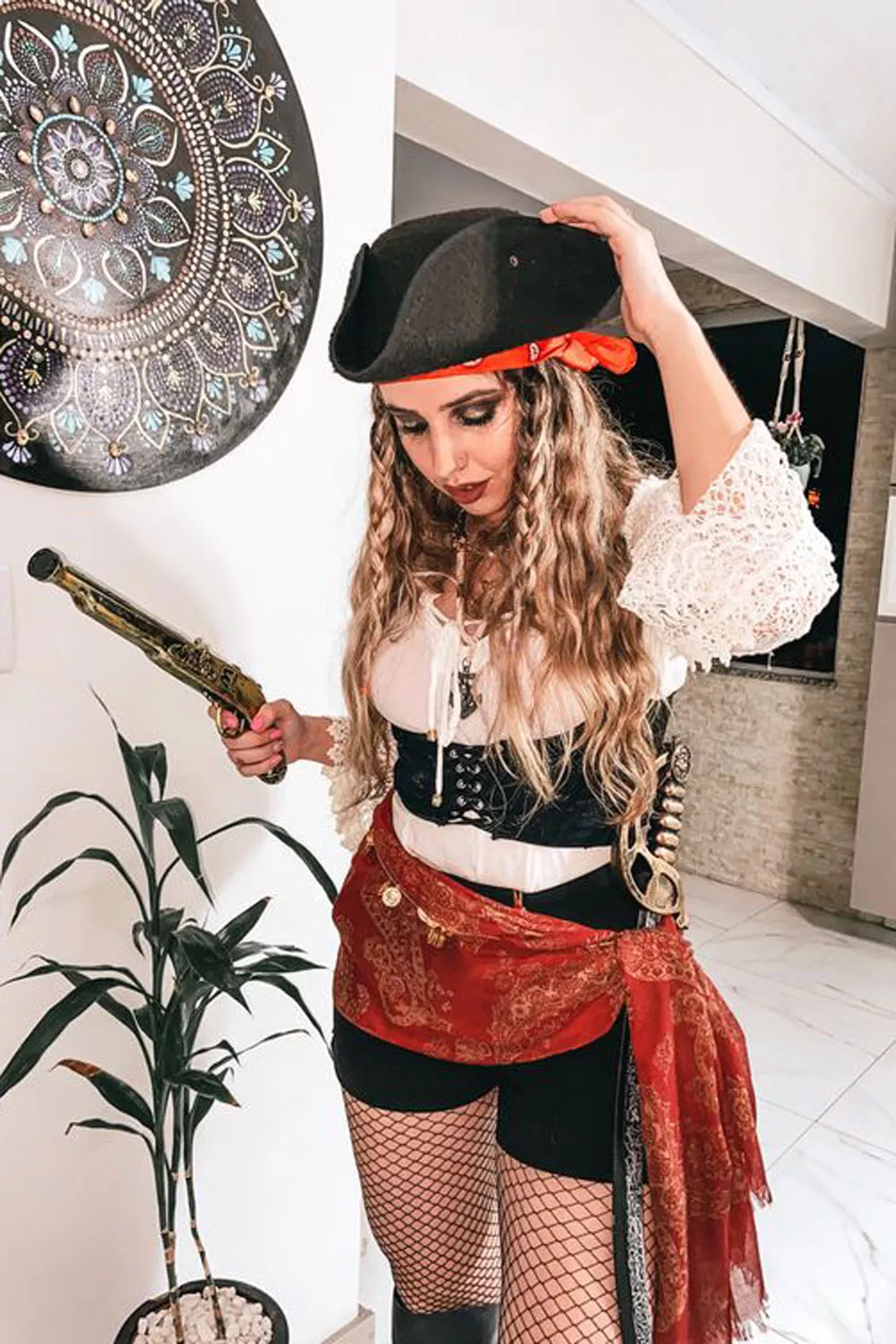 disfraz piratas del caribe