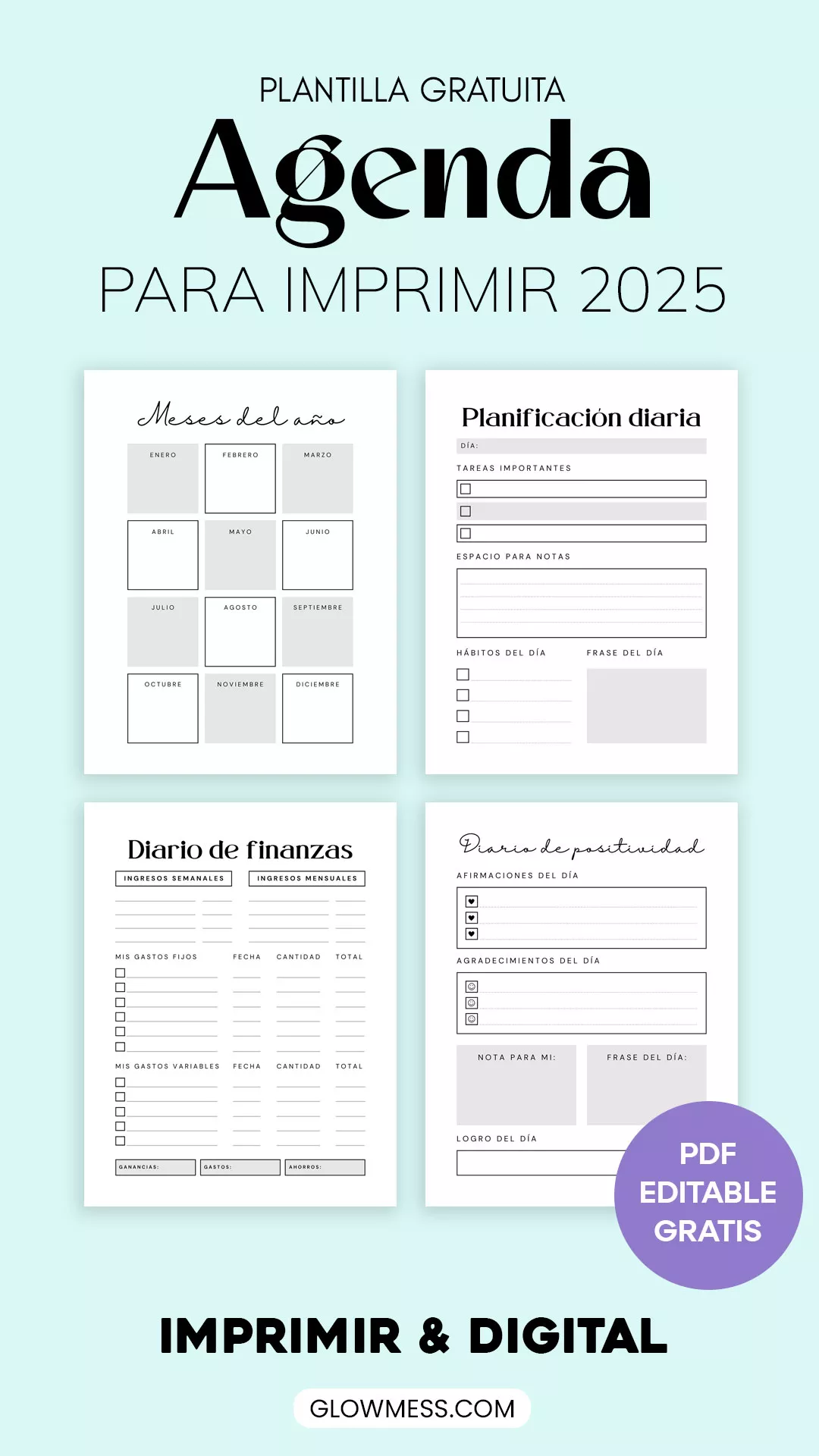 agenda para planificacion