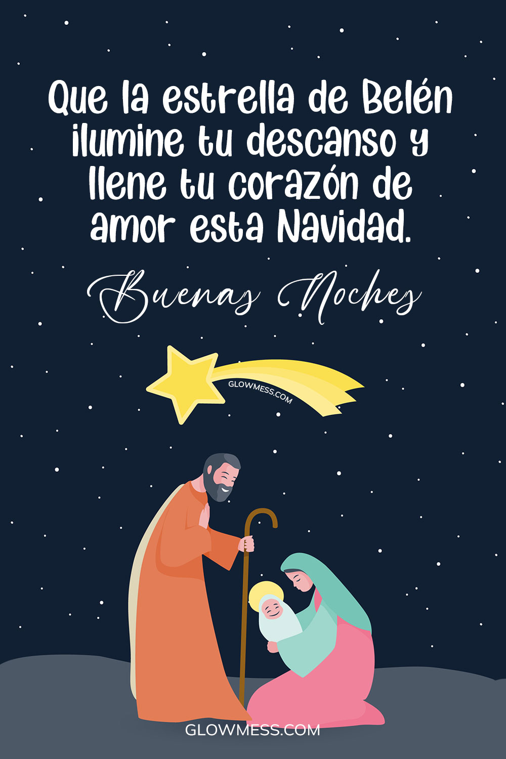 buenas noches navideñas con bendiciones de feliz navidad