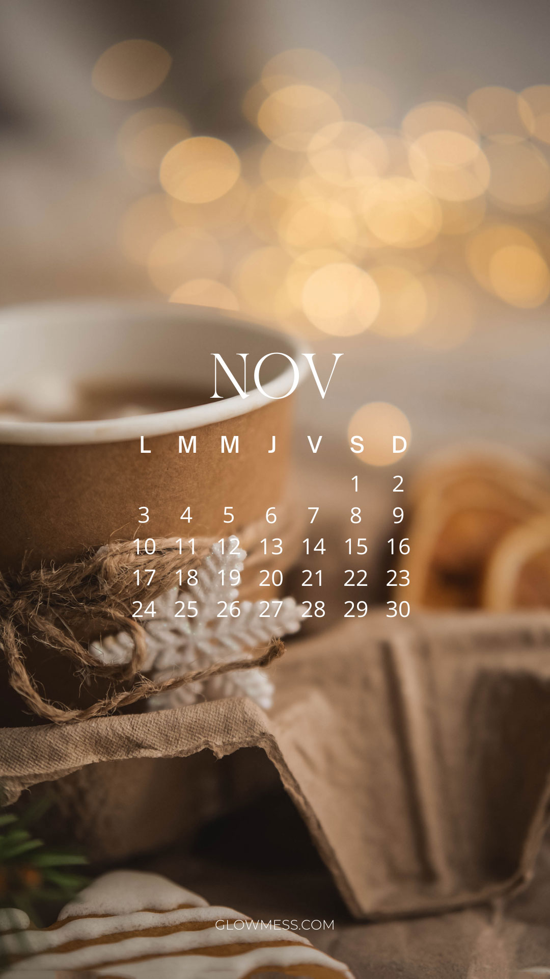 fondos lindos para whatsapp calendario mes de noviembre