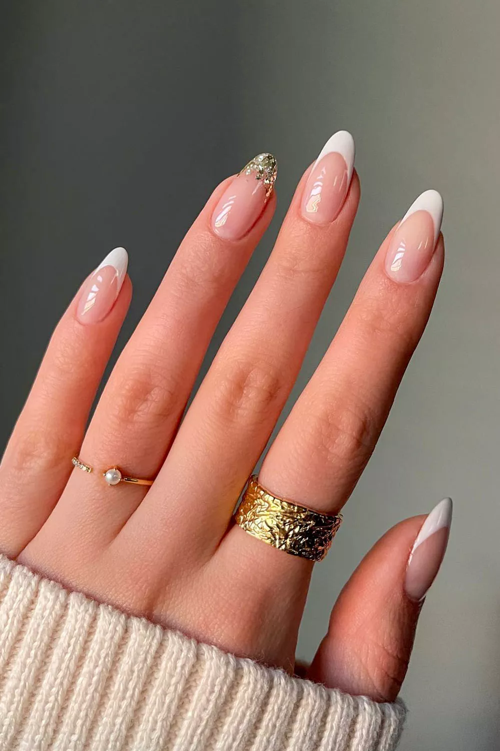 manicura francesa para invierno
