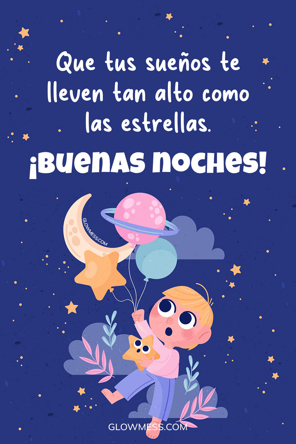 saludos de buenas noches especiales sobre las estrellas y los sueños